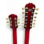 Used Epiphone G1275 Double Neck Custom RED Solid Body Electric Guitar