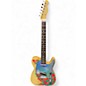 Used Fender Jimmy Page Dragon Art Telecaster Natural Solid Body Electric Guitar thumbnail