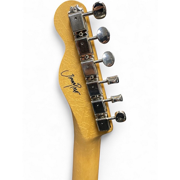 Used Fender Jimmy Page Dragon Art Telecaster Natural Solid Body Electric Guitar