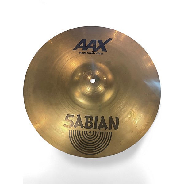 Used SABIAN 16in AAX Stage Crash Cymbal