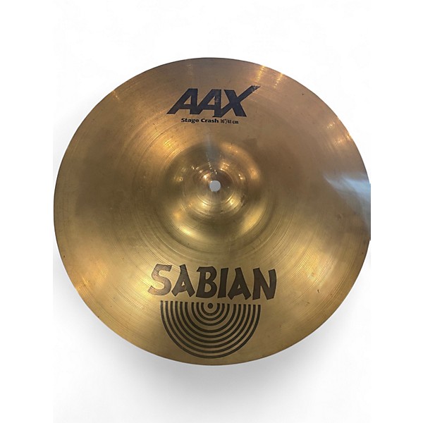 Used SABIAN 16in AAX Stage Crash Cymbal