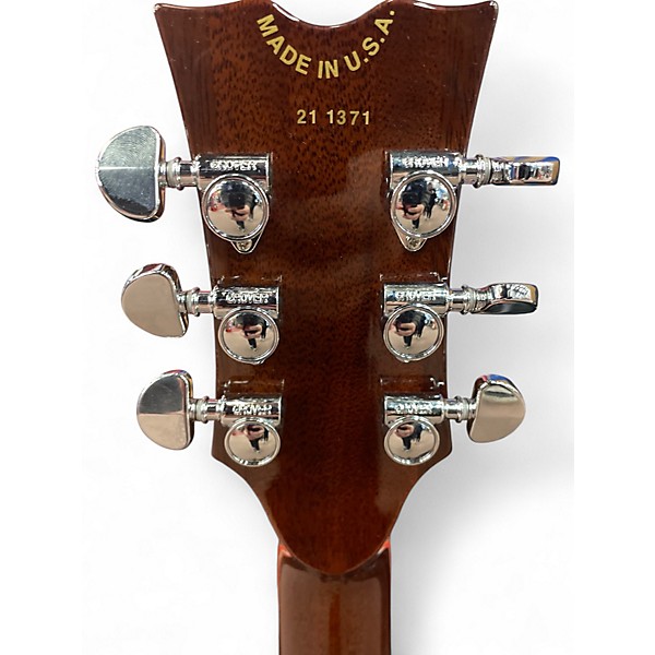 Used Dean USA THOROUGHBREAD FLAME TOP TRANS BRAZILIA Solid Body Electric Guitar