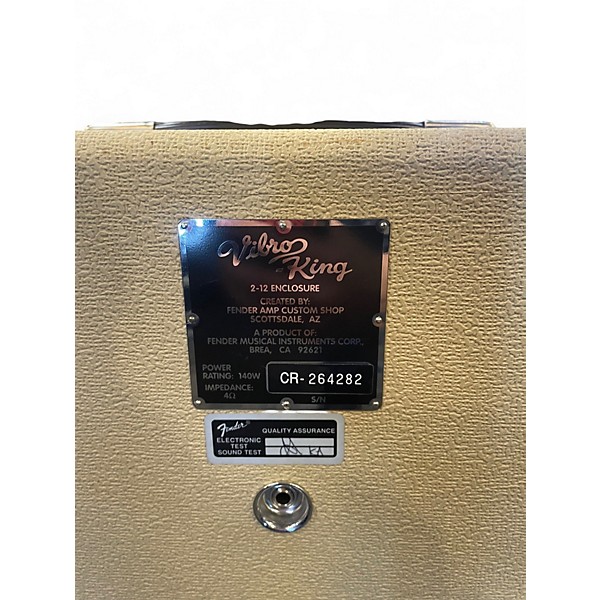 Used Fender Vibro King VK-212B 140W 2x12 Guitar Cabinet