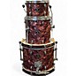 Used Gretsch Drums 3 Piece Catalina Club Series BURGUNDY SPARCLE Drum Kit thumbnail