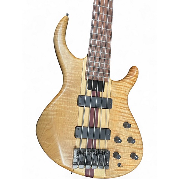 Vintage 1990s Tobias Classic V Natural Electric Bass Guitar