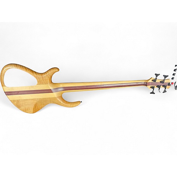 Vintage 1990s Tobias Classic V Natural Electric Bass Guitar