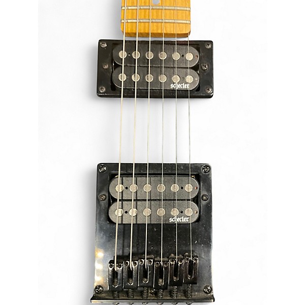 Used Schecter Guitar Research Diamond Series PT MONSTER BURST Solid Body Electric Guitar