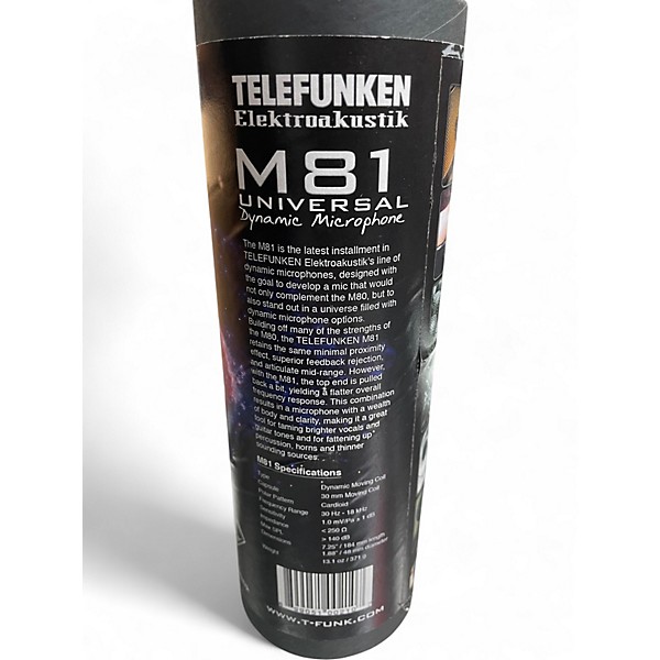 Used TELEFUNKEN M81 Dynamic Microphone