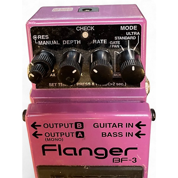 Used BOSS BF3 Flanger Effect Pedal