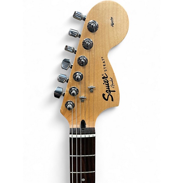 Used Squier Affinity Stratocaster Black Solid Body Electric Guitar