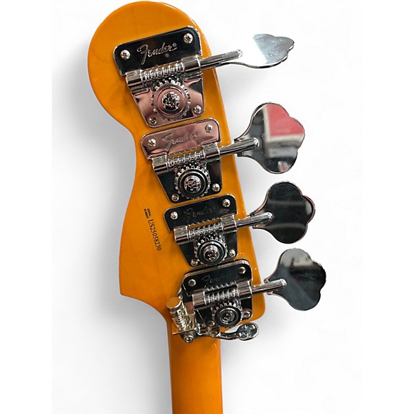 Used Fender Tony Franklin Signature Fretless Precision Bass Black Electric Bass Guitar