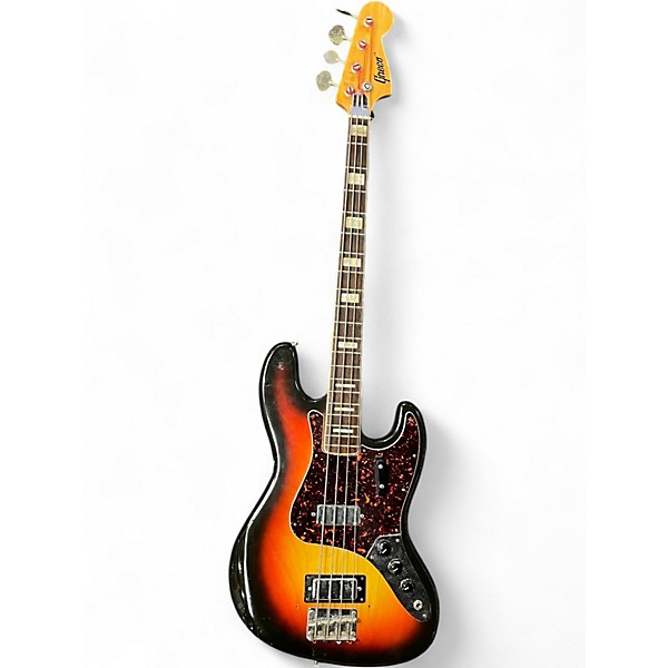 Vintage 1970s Greco JB380 Sunburst Electric Bass Guitar