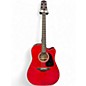 Used Takamine GD30CE Red Acoustic Electric Guitar thumbnail