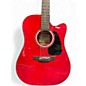 Used Takamine GD30CE Red Acoustic Electric Guitar