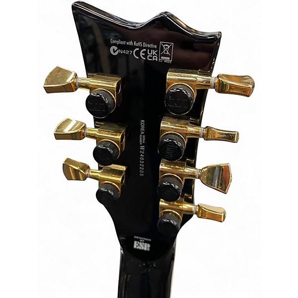 Used ESP LTD EC1007B Black Solid Body Electric Guitar