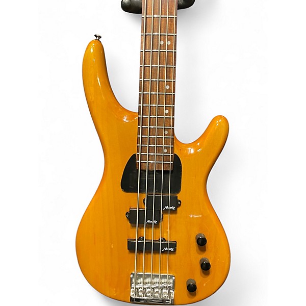 Used Alvarez 5 String Bass Natural Electric Bass Guitar