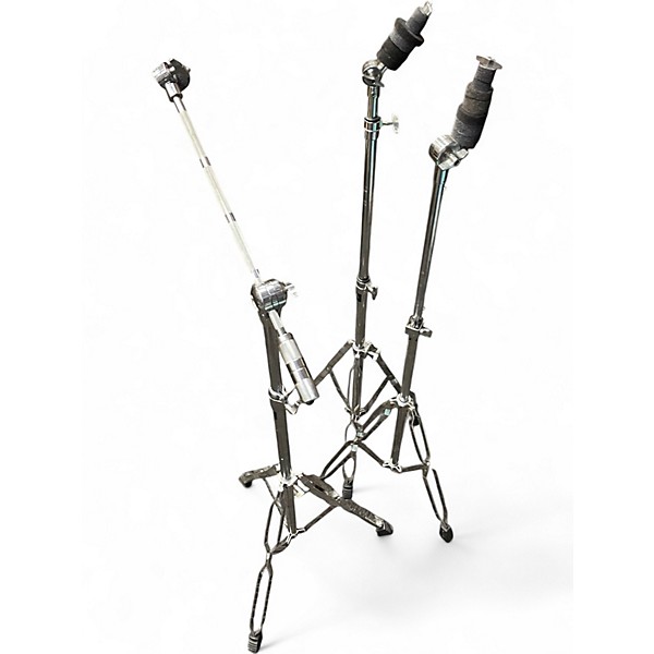 Used Griffin 3 Pack Cymbal Stands Drum Hardware Pack