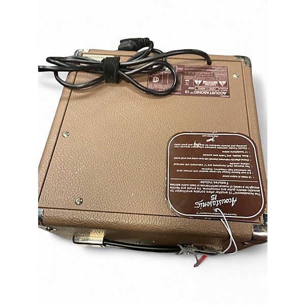 Used Fender Acoustasonic 15 Acoustic Guitar Combo Amp