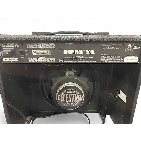 Used Fender Champion 50XL Guitar Combo Amp