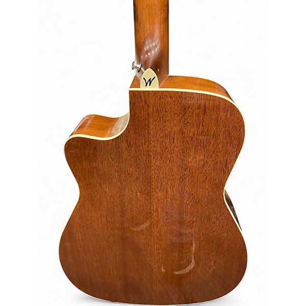 Used Washburn HF11SCE Natural Acoustic Electric Guitar