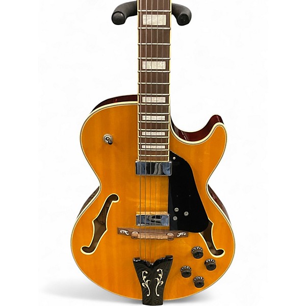 Used Ibanez GB10EMAA5B01 GOLDEN ROD Hollow Body Electric Guitar