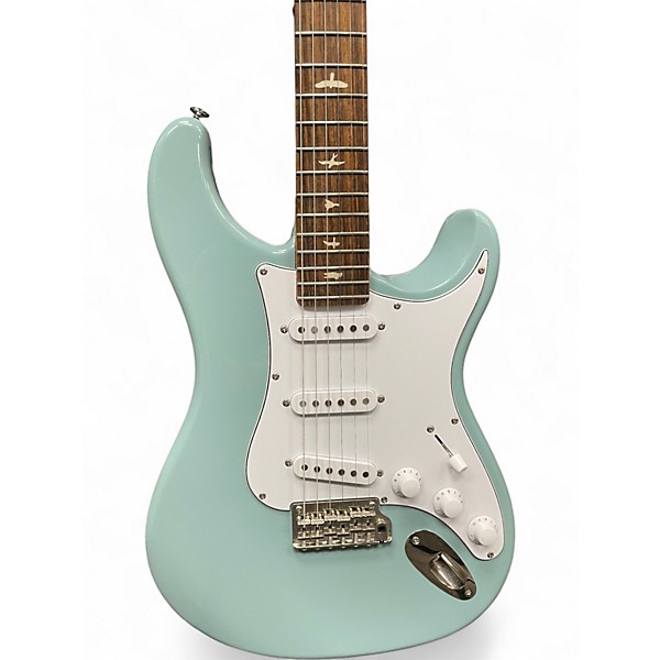 Used PRS SE Silver Sky STONE BLUE Solid Body Electric Guitar