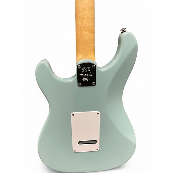 Used PRS SE Silver Sky STONE BLUE Solid Body Electric Guitar