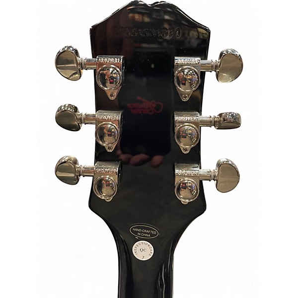 Used Epiphone Les Paul Custom Silver Burst Solid Body Electric Guitar