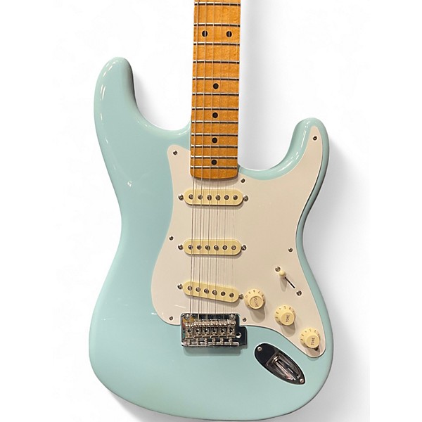 Used Fender Vintera 50s Stratocaster Modified Daphne Blue Solid Body Electric Guitar