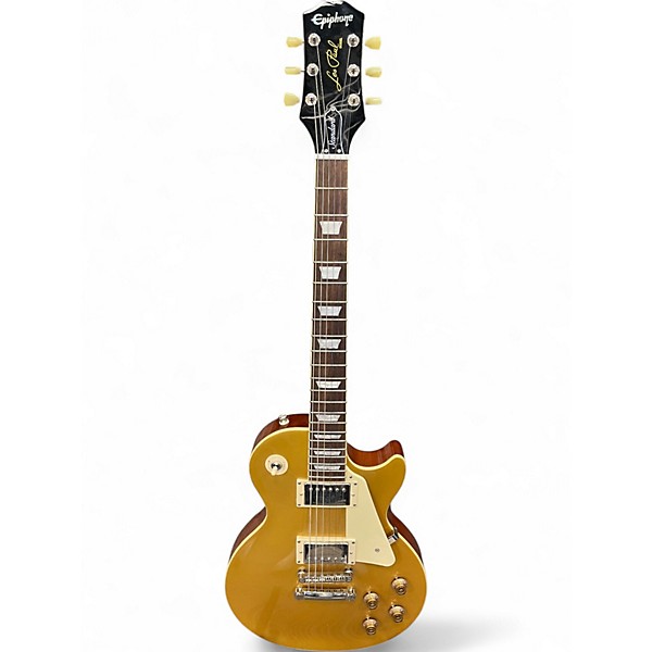 Used Epiphone LES PAUL STANDARD GOLD Solid Body Electric Guitar