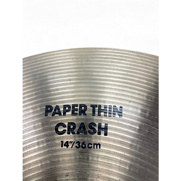 Used Zildjian 14in A Series Paper Thin Crash Cymbal