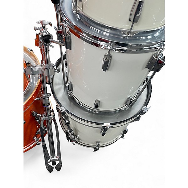 Used Yamaha 4 Piece Power V White Drum Kit
