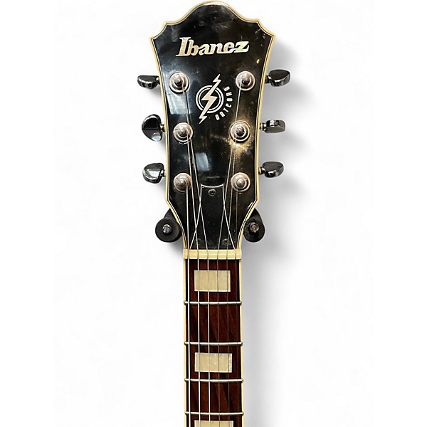 Used Ibanez AF75 Trans Red Hollow Body Electric Guitar