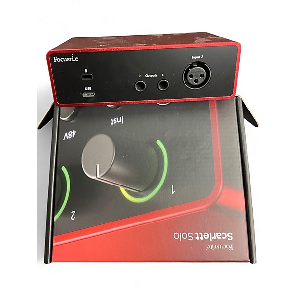 Used Focusrite Scarlett Solo Gen 4 Audio Interface