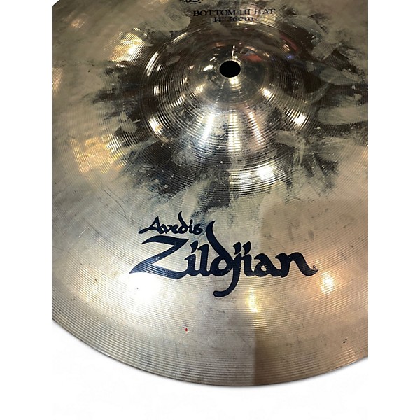 Used Zildjian 14in A Custom Hi Hat Pair Cymbal