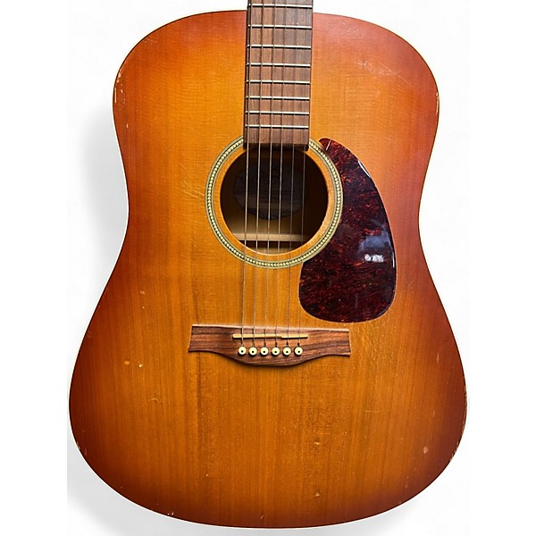 Used Seagull entourage rustic dreadnaught Rustic Burst Acoustic Guitar