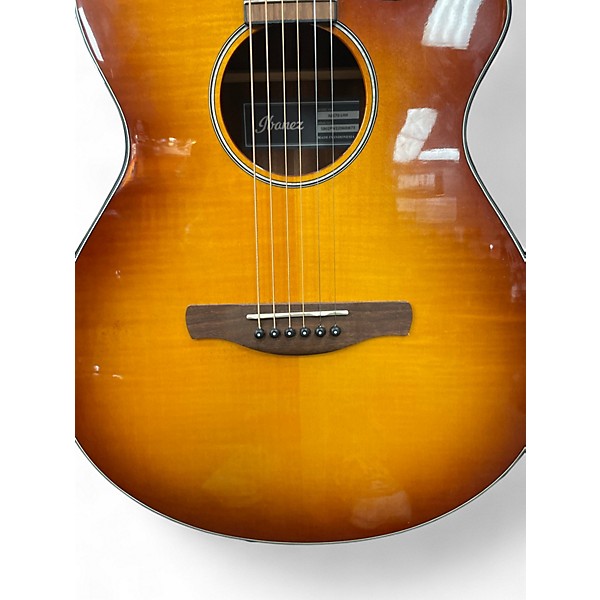 Used Ibanez AEG70-LHH 2 Tone Sunburst Acoustic Guitar