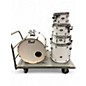 Used Pearl 5 Piece Export White Drum Kit thumbnail