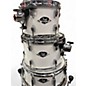 Used Pearl 5 Piece Export White Drum Kit