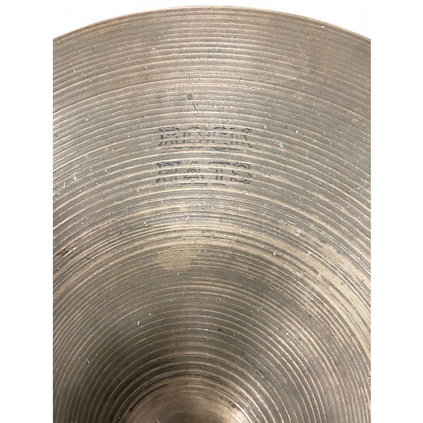 Used SABIAN 14in ROCK HAT BOTTOM Cymbal