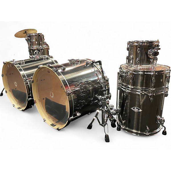Used 2025 Pearl 8 Piece Export Silver Drum Kit