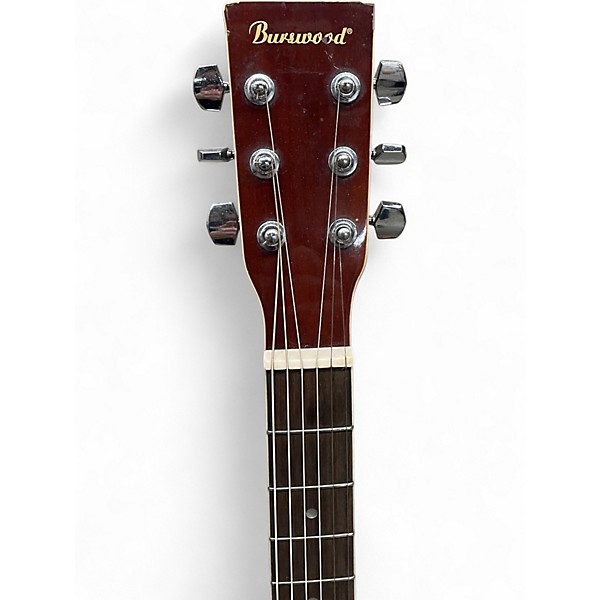 Used Burswood JW-41F Natural Acoustic Guitar