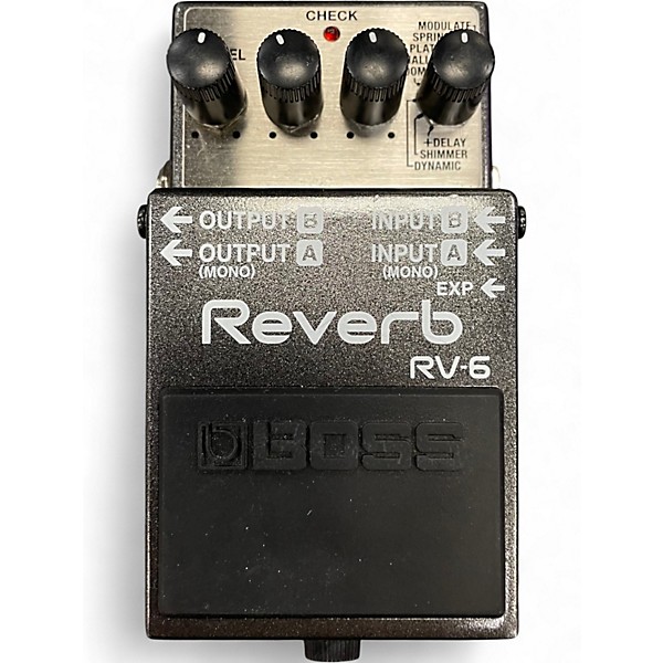 Used BOSS RV6 Digital Reverb Effect Pedal