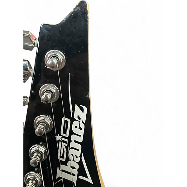Used Ibanez GRG121SP BLACK SPARKLE Solid Body Electric Guitar