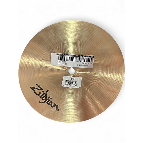 Used Zildjian 8in A Custom Splash Cymbal