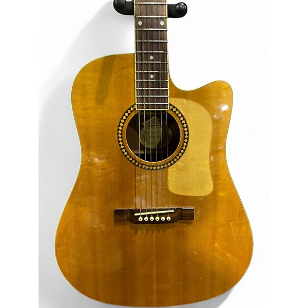 Used Washburn D10SC Natural Acoustic Guitar