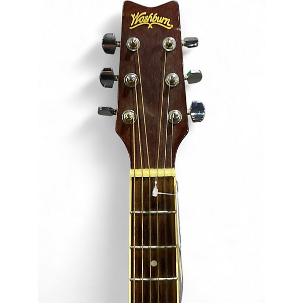 Used Washburn D10SC Natural Acoustic Guitar