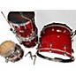 Used Pearl 5 Piece Reference Series red sparkle Drum Kit