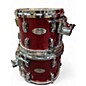Used Pearl 5 Piece Reference Series red sparkle Drum Kit