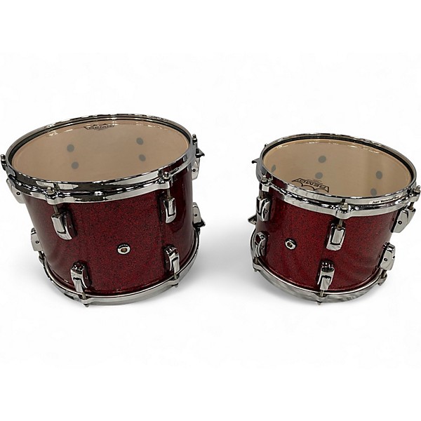Used Pearl 5 Piece Reference Series red sparkle Drum Kit